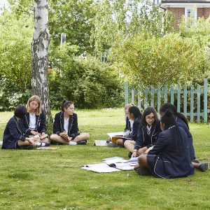 Students in the Gardens