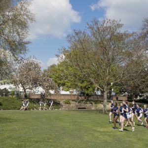 Seniors Running In Radnor Gardens